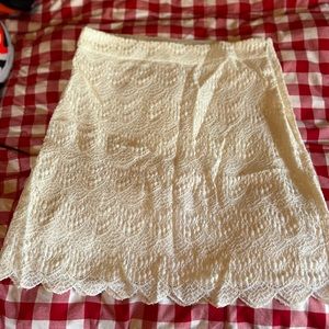 Loft lace mini skirt